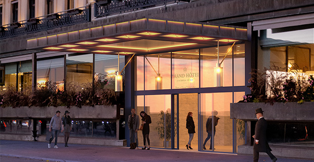 Grand Hôtel i Stockholm inviger ny huvudentré
